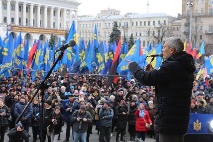 Руслан Кошулинский на Майдане