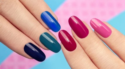 Разноцветные ногти
