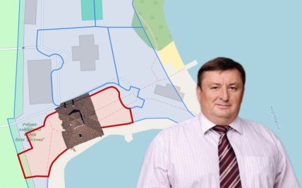 Анатолий Брезвин и его участок на карте