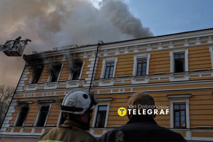 Наслідки ворожого удару. Фото: Ян Доброносов "Телеграф"