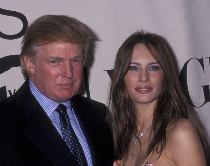 Меланія та Дональд Трам у молодості