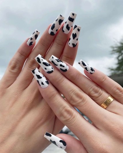Маникюр с анималистическим принтом