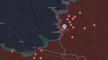 Гуляйполе на карте Deep State