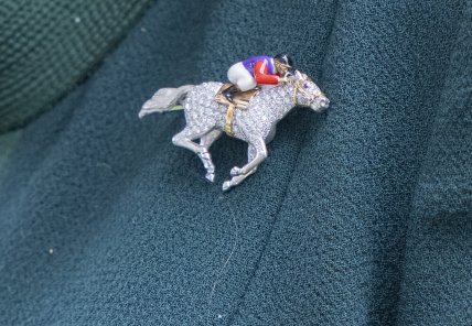 брошь жакей на лошади