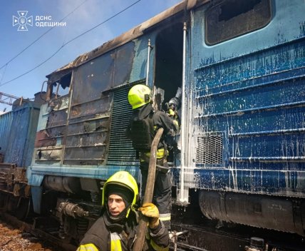 Поїзд постраждав через удар дрона в Одеській області