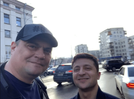 Юрій Корявченков та Володимир Зеленський