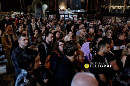 Прощання проходило у Володимирському соборі в Києві