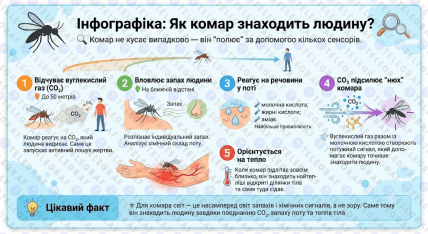 Как комар выбирает жертву