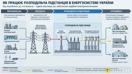 Як працює розподільча підстанція в енергосистемі України