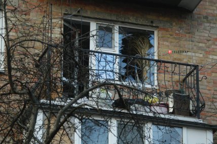 Последствия ракетного удара по Киеву 31.12.2022