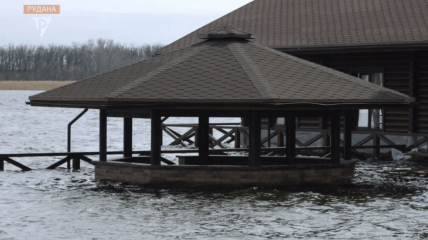 Як піднялась вода на річці Інгулець