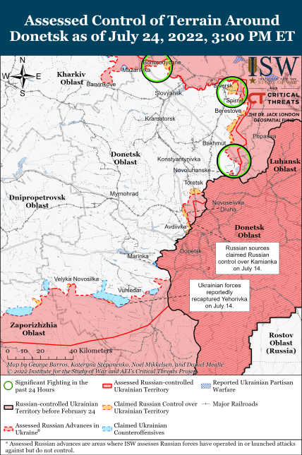 Бахмут карта боев