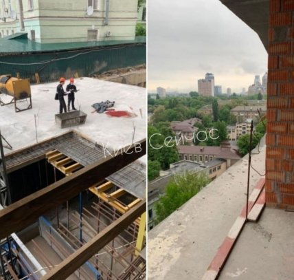 В Киеве разбился рабочий