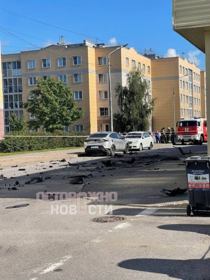 У машині міг спрацювати саморобний вибуховий пристрій
