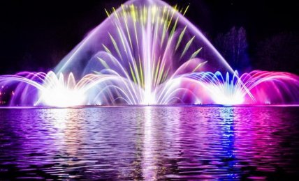 Светло-музыкальный фонтан в Виннице