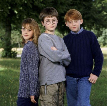 Руперт Гринт, Эмма Уотсон, Дэниел Рэдклифф