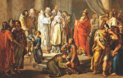 Хрещення княгині Ольги