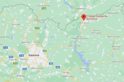 Карта Харьковской области