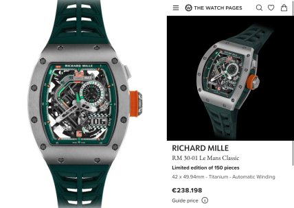 Часы Richard Mille RM 30 01 Le Mans Classic Limited Edition