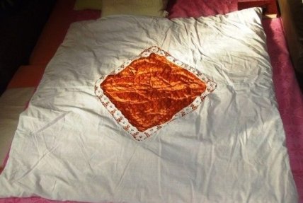 Пододеяльник с дыркой-ромбом