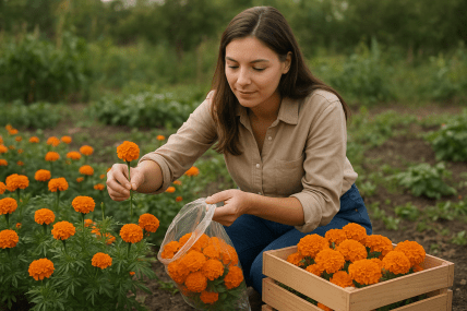 бархатцы, чернобривцы