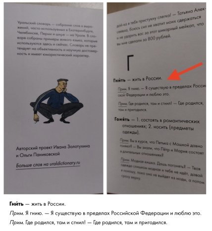 Словарь перевел гнить как жить в России