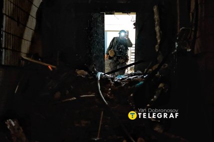Наслідки атаки у Солом'янському районі. Фото: Ян Доброносов "Телеграф"