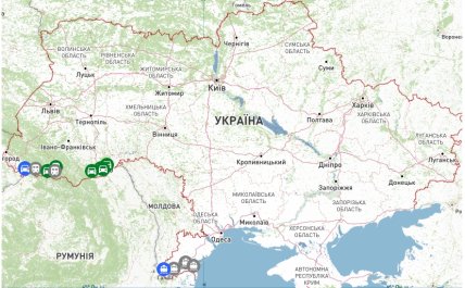 Интерактивная карта пунктов пропуска