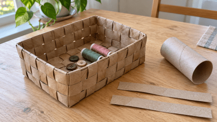 Плетеная корзинка