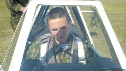 Надія Савченко у юності