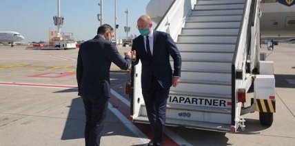 Денис Шмыгаль во время визита в Брюссель