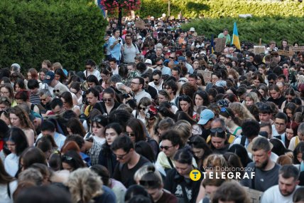 Марш «За диалог и реформы в оборонной сфере». Фото: Ян Доброносов/"Телеграф"