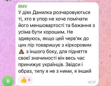 Данилко критика