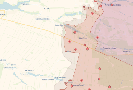 Ситуація на Новопавлівському напрямку, DeepStateMAP