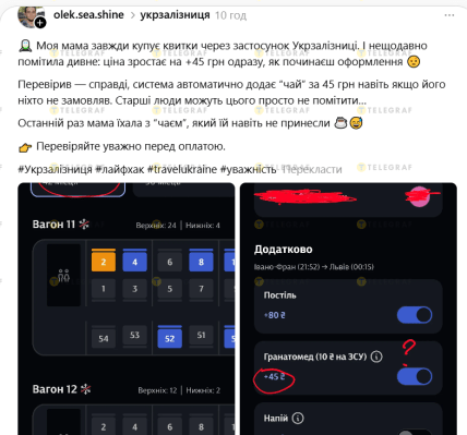 Гранатомед добавляют по умолчанию, сообщение с критикой функции