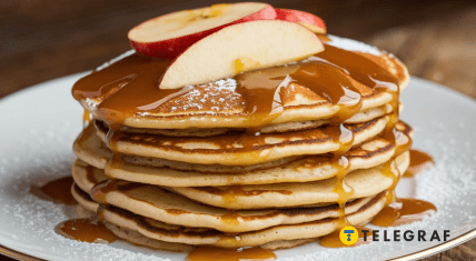 Оладьи получаются пышные, золотистые и очень вкусные