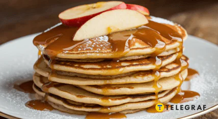 Оладьи получаются пышные, золотистые и очень вкусные