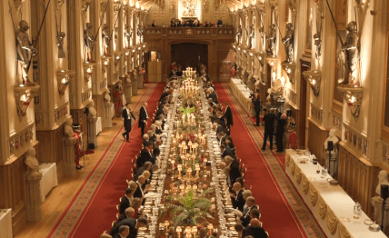 бенкет трампа в британии