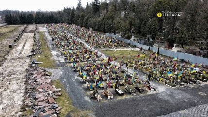 Марсовое поле во Львове с высоты