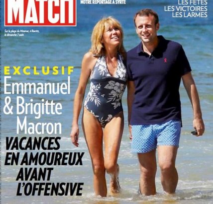 Бріжит Макрон та Еммануель Макрон