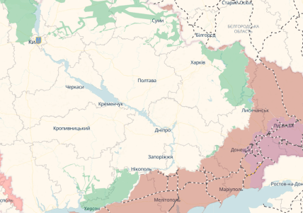 Карта DeepState, де йдуть бої в Українні 24.10.2026