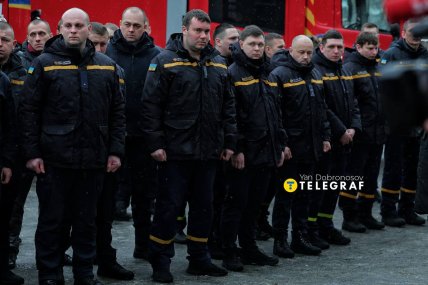 Прощання з пожежним-рятувальником Олександром Зібровим