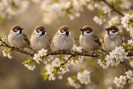 птахи весна