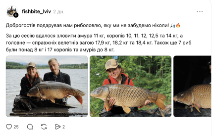 Рыбалка в Доброгостове