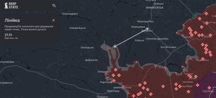 Добропольский клин и планы окупантов, скриншот DeepState