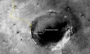 Ровер Opportunity преодолел марафонскую дистанцию