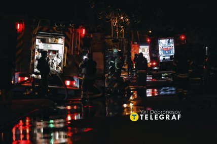 Наслідки атаки у Солом'янському районі. Фото: Ян Доброносов "Телеграф"