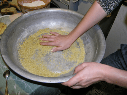 Приготовление качаной каши