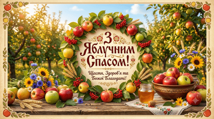 Яблочный Спас, открытки, картинки, поздравления