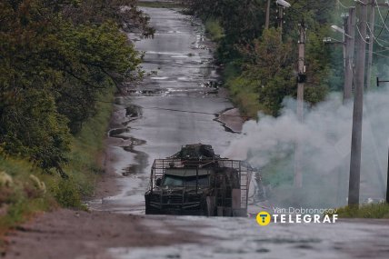 Знищена ББМ ураїнських захисників